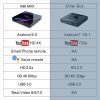 2020 H96 MAX RK3318 Smart TV Box Android 9 9.0 4GB 32GB 64GB 4K Youtube Media player H96MAX TVBOX Android TV Set top box 2GB16GB